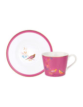 Chelsea Pink Birds, Teacup & Saucer, SARA MILLER LONDON-VONMEL Luxe Gifts