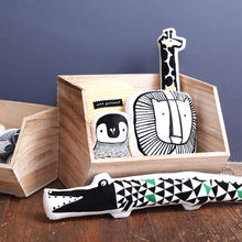 Giraffe, Throw Pillow, WEE GALLERY-VONMEL Luxe Gifts