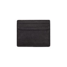 Card Holder - 6 Slots, Grain Leather Black/Red, MAISON JMK-VONMEL Luxe Gifts