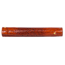 Change Tray, Croco Leather Tan/Brown, MAISON JMK-VONMEL Luxe Gifts