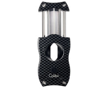 V-Cut Carbon Fiber Print, Black, COLIBRI-VONMEL Luxe Gifts