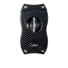 V-Cut Carbon Fiber Print, Black, COLIBRI-VONMEL Luxe Gifts
