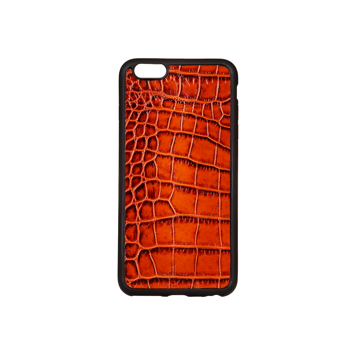 Iphone 6 Plus Case, Tan Croco Leather, MAISON JMK-VONMEL Luxe Gifts