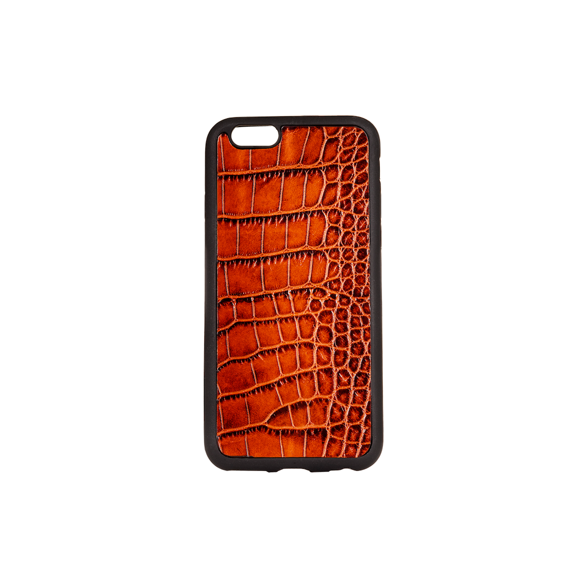 Iphone 6 Case, Tan Croco Leather, MAISON JMK-VONMEL Luxe Gifts