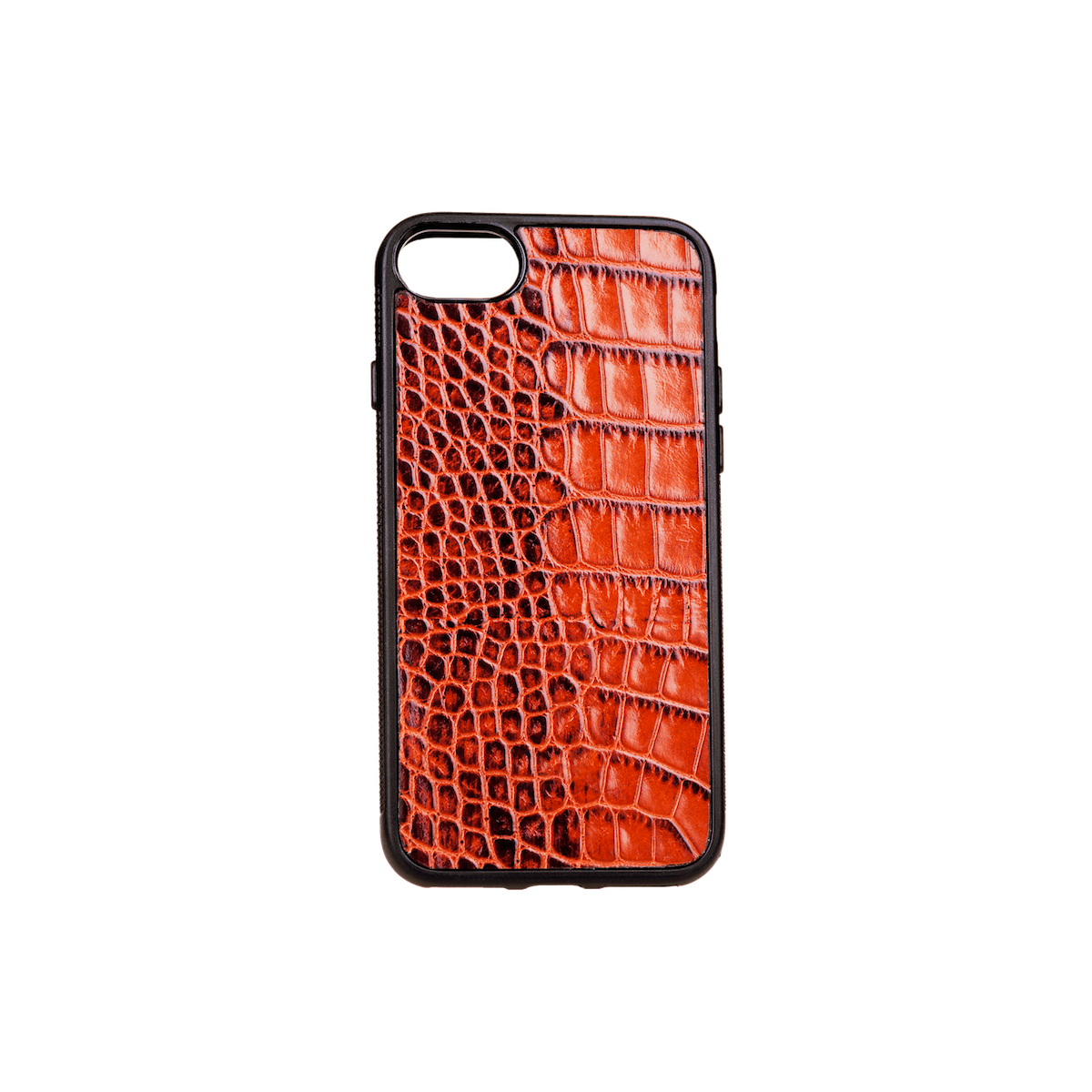 Iphone 7/8 Case, Tan Croco Leather, MAISON JMK-VONMEL Luxe Gifts