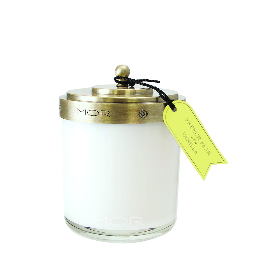 French Pear & Vanilla, Scented Candle, MOR-VONMEL Luxe Gifts