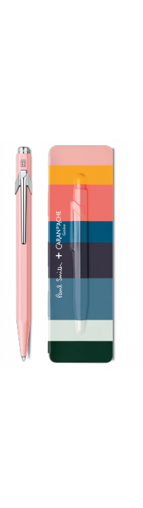 849 Rose Pink, Ballpoint Pen, CARAN D'ACHE-PAUL SMITH-VONMEL Luxe Gifts