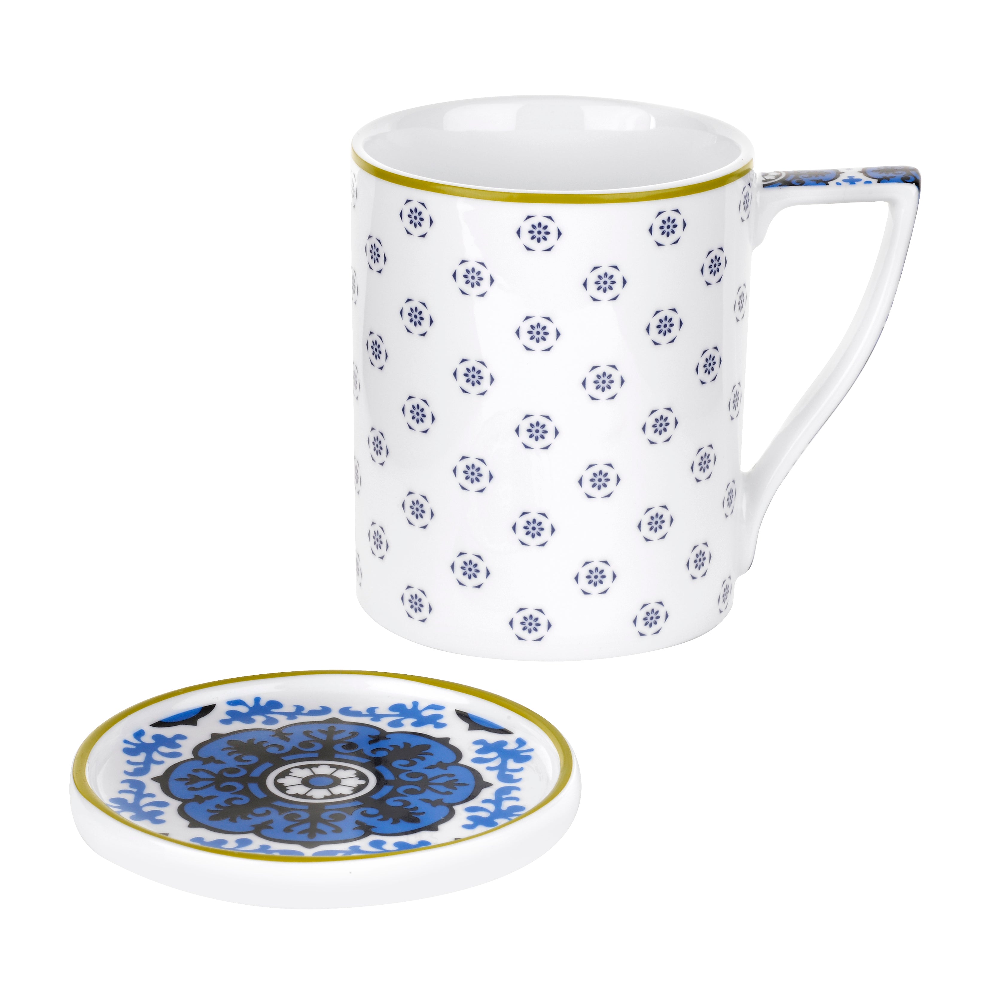 Geo - Malton III, Mug & Coaster Set, TED BAKER-VONMEL Luxe Gifts