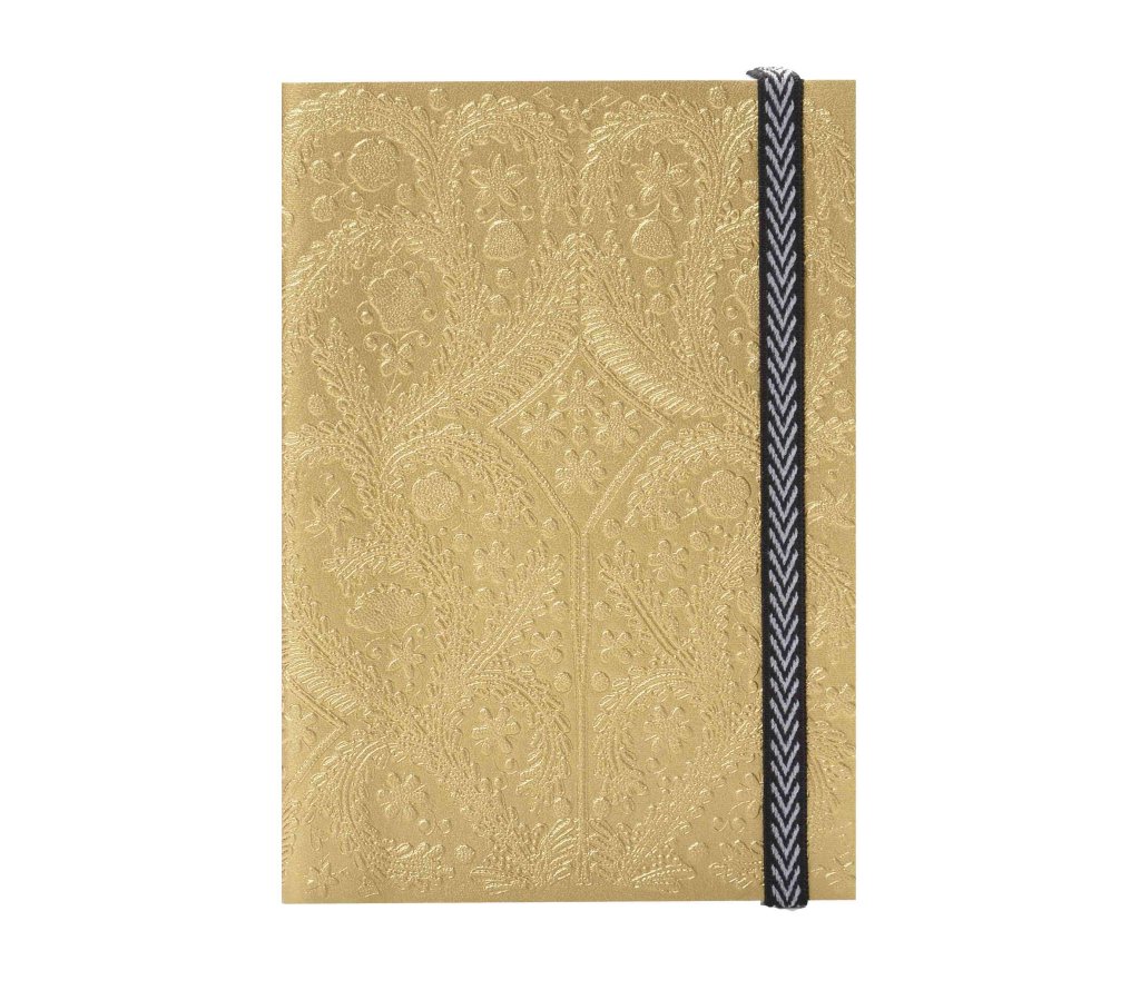 Embossed Paseo Gold, Notebook M, CHRISTIAN LACROIX-VONMEL Luxe Gifts
