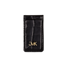Money Clip, Croco Leather Black/Black, MAISON JMK-VONMEL Luxe Gifts