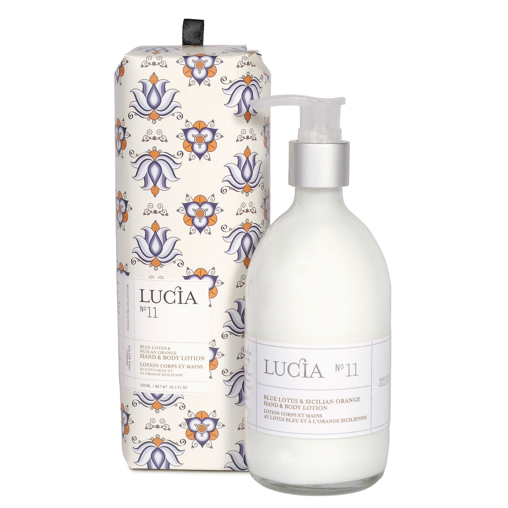 Blue Lotus & Sicilian Orange, Hand & Body Lotion, LUCIA-VONMEL Luxe Gifts