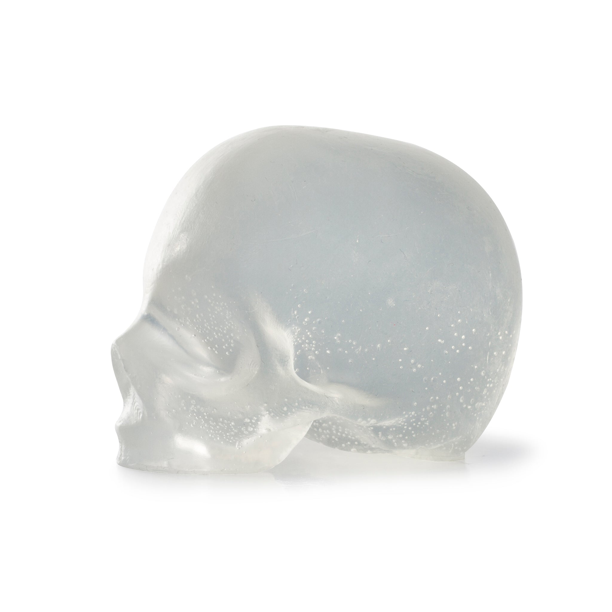 Clear Skulls, 3 Glycerin Soaps, REBELS REFINERY-VONMEL Luxe Gifts