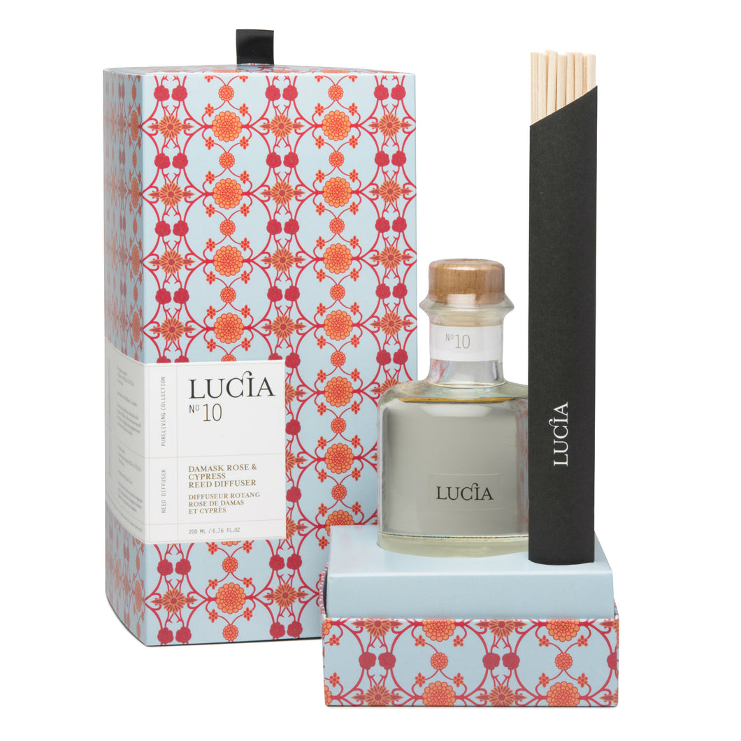 Damask Rose & Cypress, Diffuser, LUCIA-VONMEL Luxe Gifts