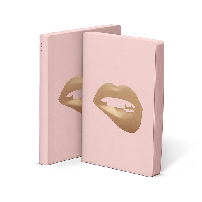 Glossy Lips, Notebook L, NUUNA-VONMEL Luxe Gifts