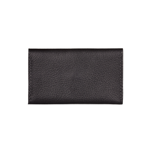 Business Card Holder, Grain Leather Black/Black, MAISON JMK-VONMEL Luxe Gifts