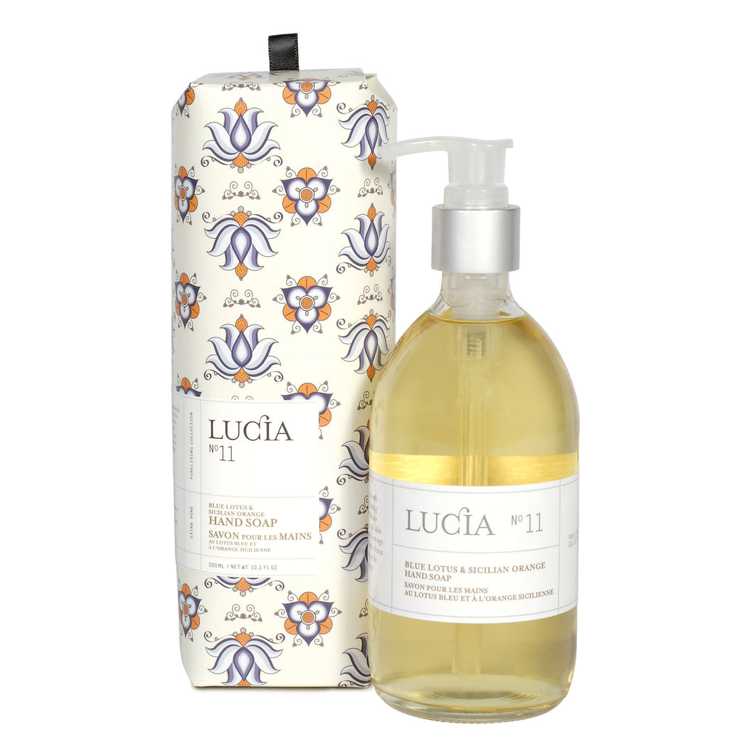 Blue Lotus & Sicilian Orange, Hand Soap, LUCIA-VONMEL Luxe Gifts