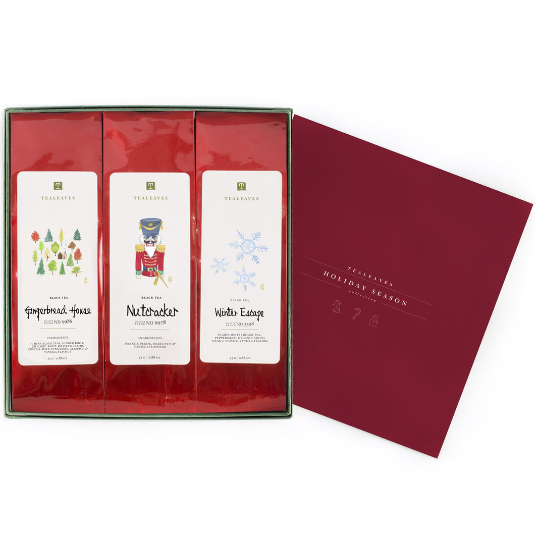 Holiday Season Collection, Assorted Tea Box, TEALEAVES-VONMEL Luxe Gifts