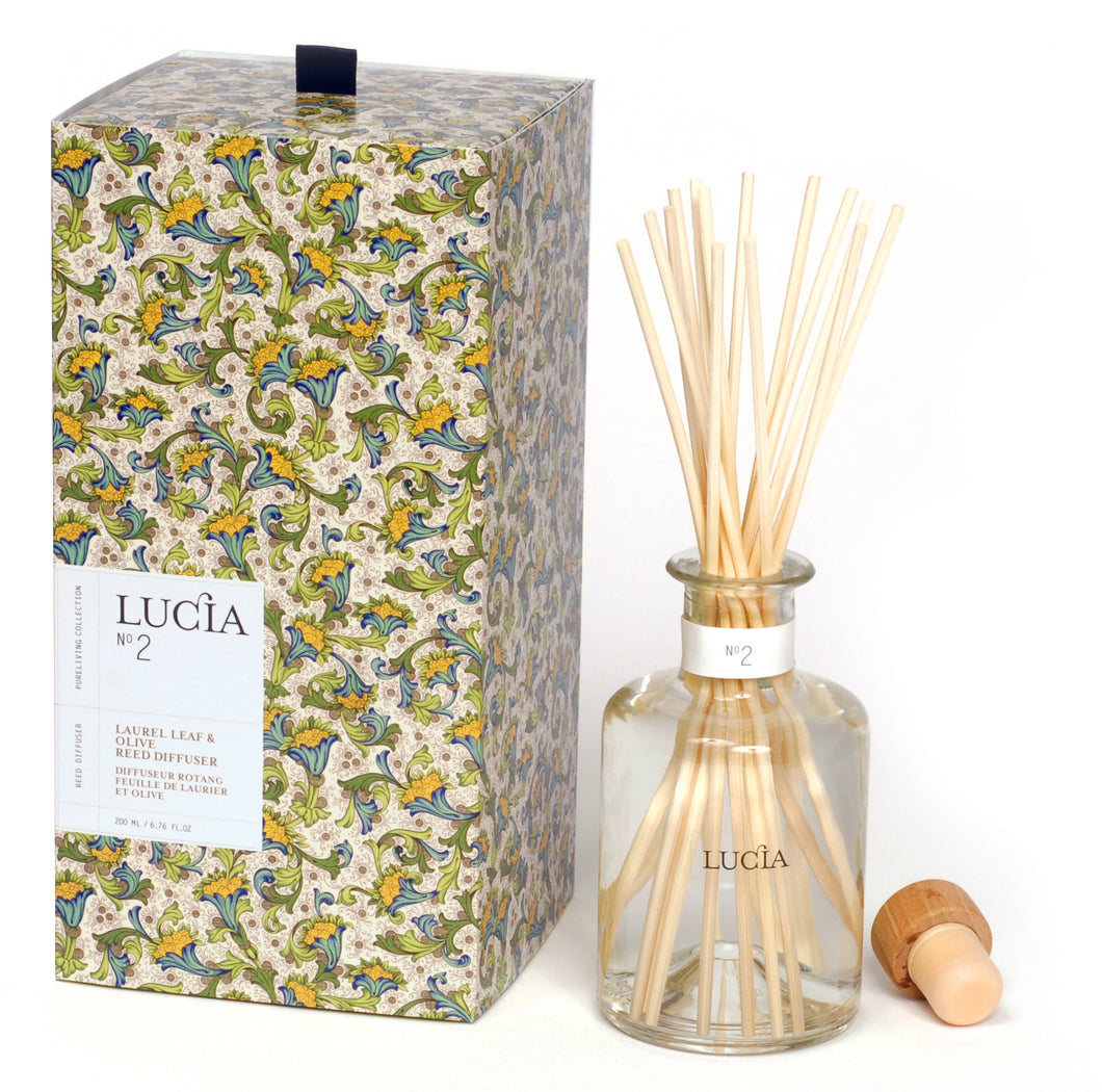 Laurel Leaf & Olive, Diffuser, LUCIA-VONMEL Luxe Gifts