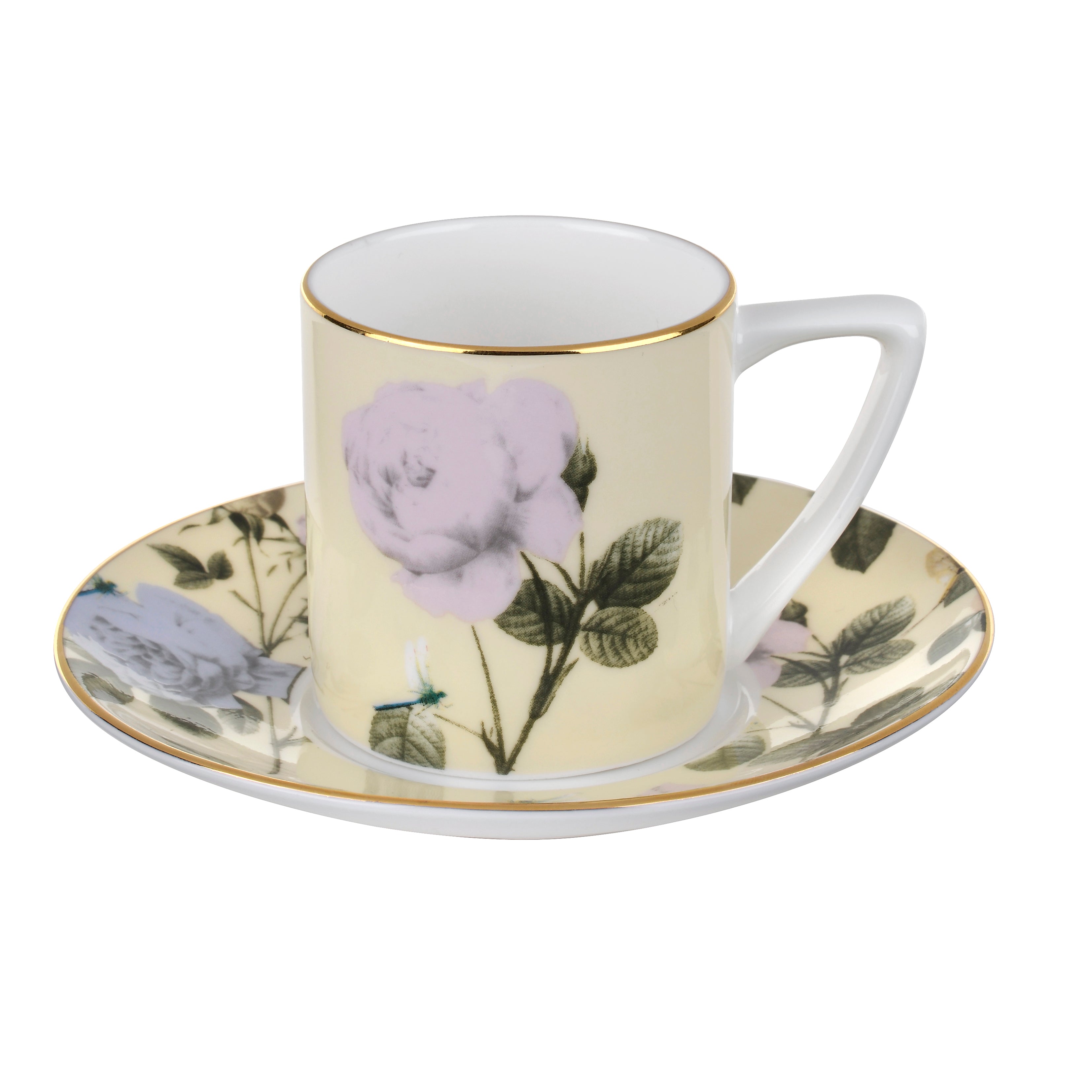 Rosie Lee - Lemon, Espresso Cup & Saucer, TED BAKER-VONMEL Luxe Gifts