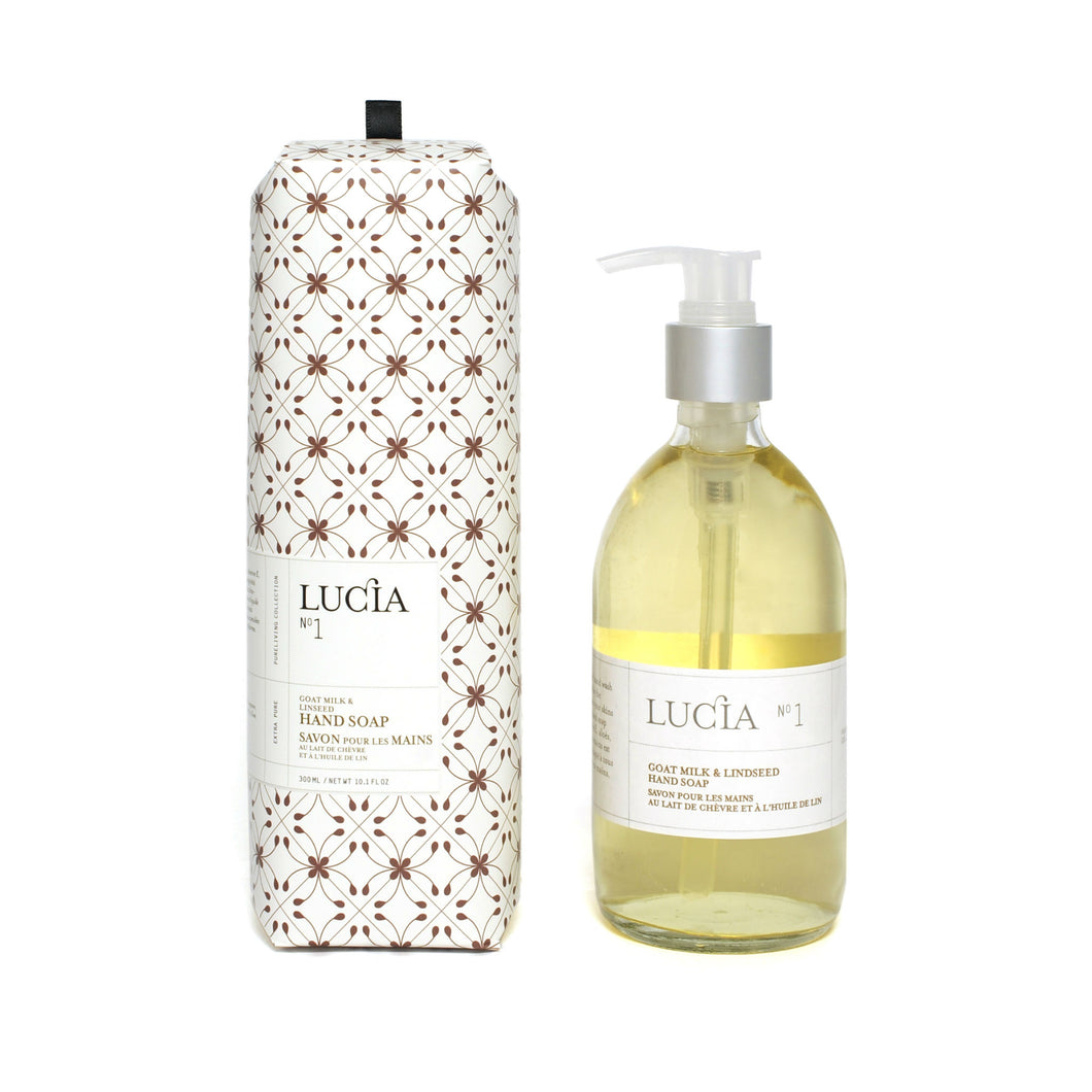Linseed Flower & Goat Milk, Hand Soap, LUCIA-VONMEL Luxe Gifts