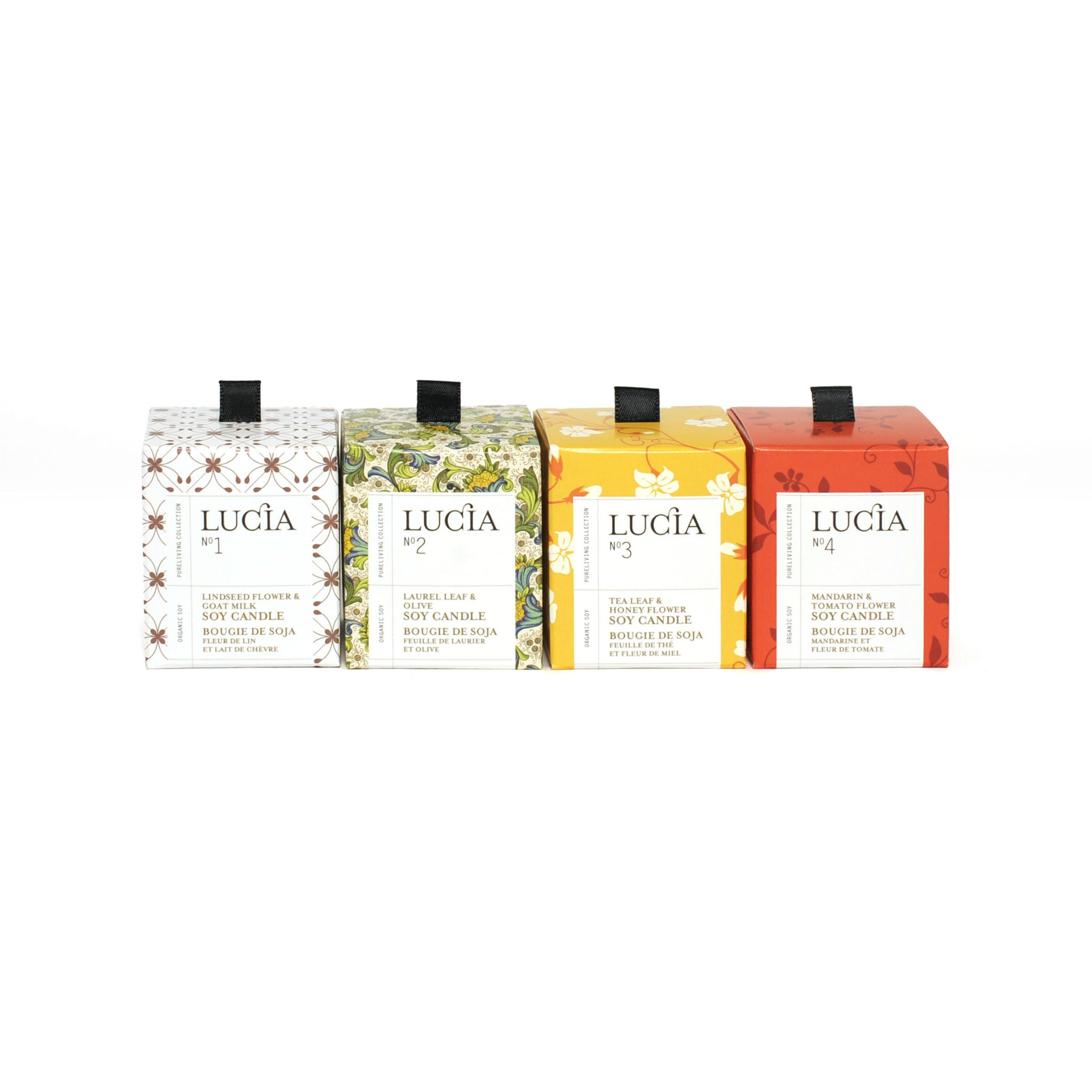 Assorted Soy Candles, Gift Set, LUCIA-VONMEL Luxe Gifts