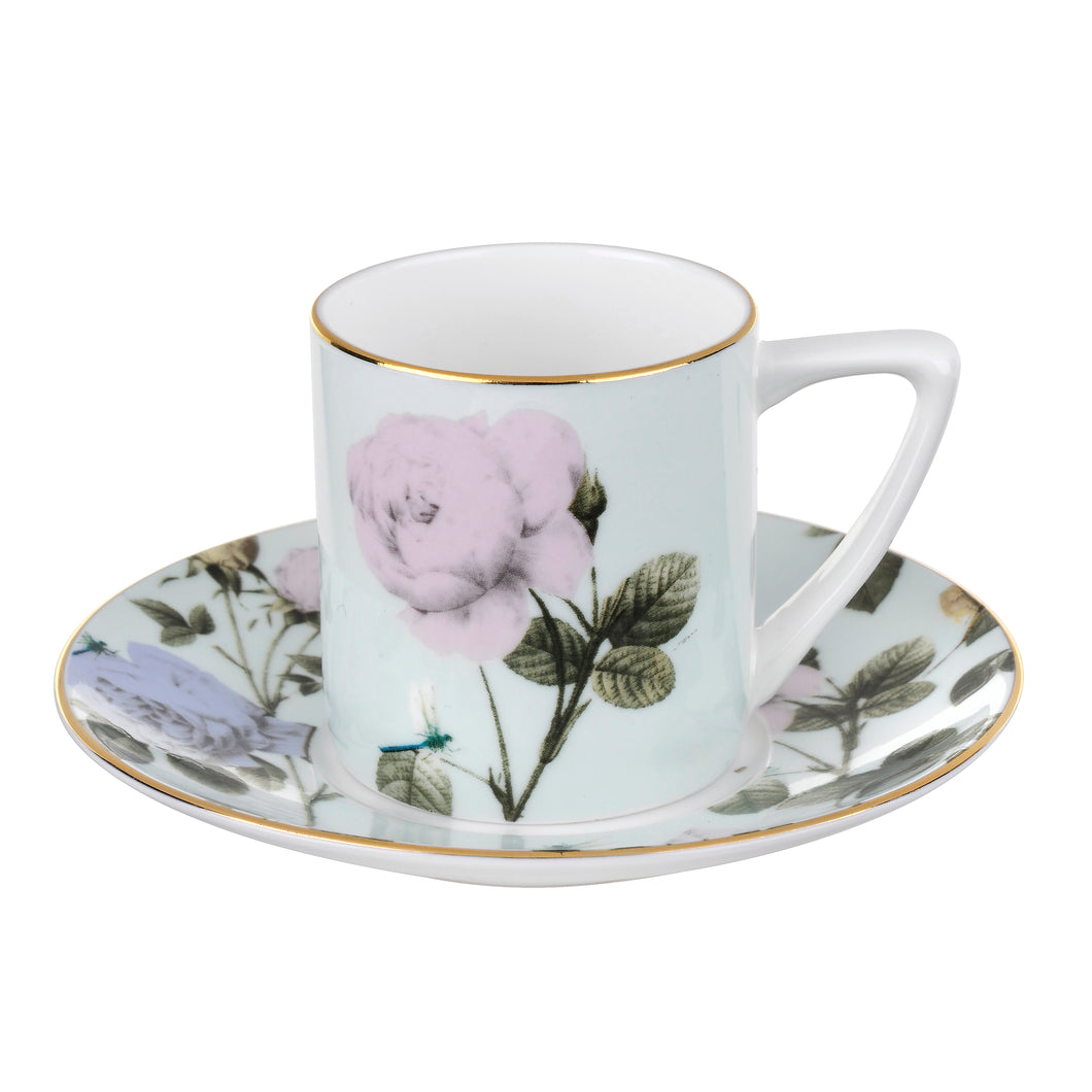 Rosie Lee - Mint, Espresso Cup & Saucer, TED BAKER-VONMEL Luxe Gifts