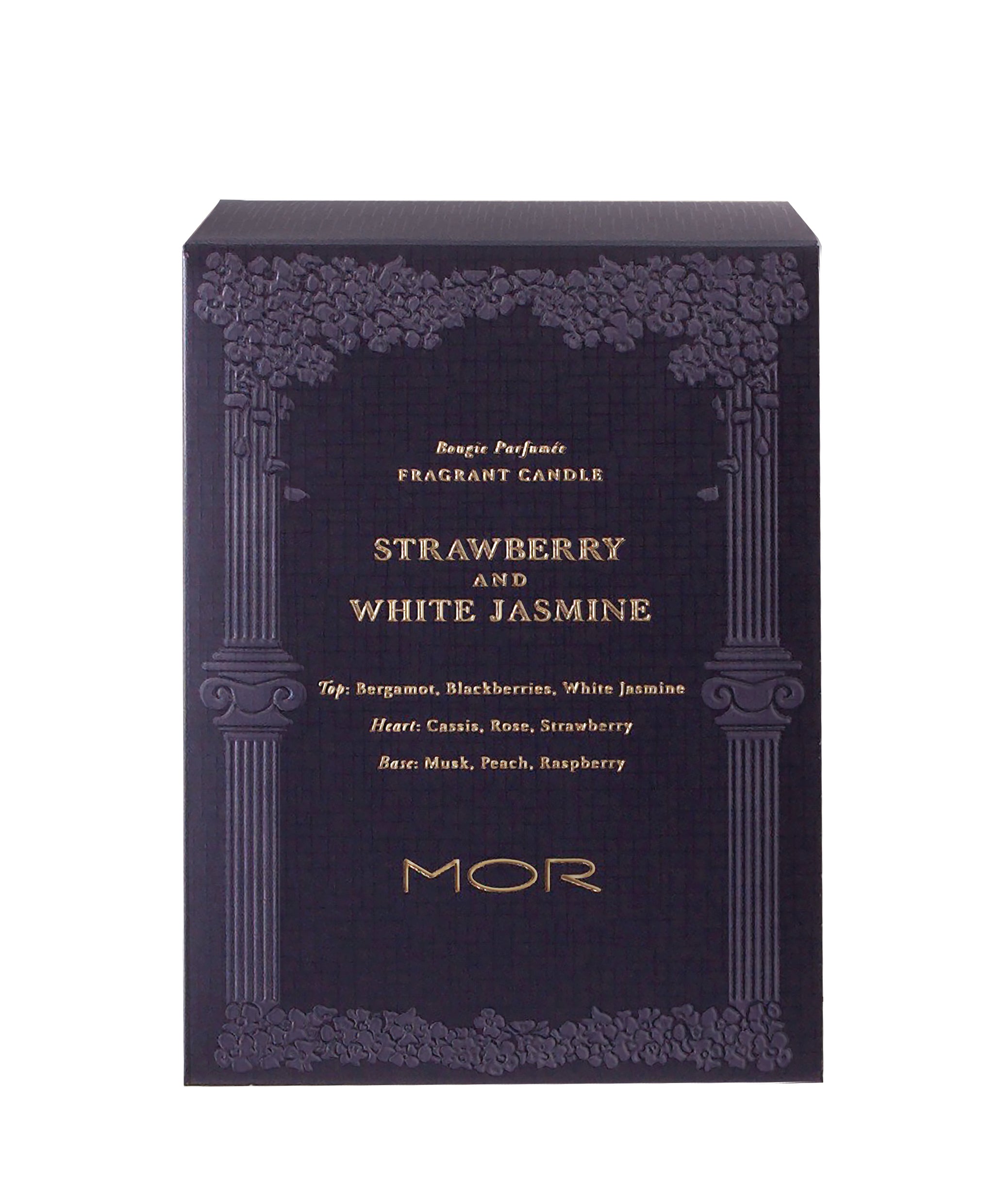 Strawberry & White Jasmin, Scented Candle, MOR-VONMEL Luxe Gifts