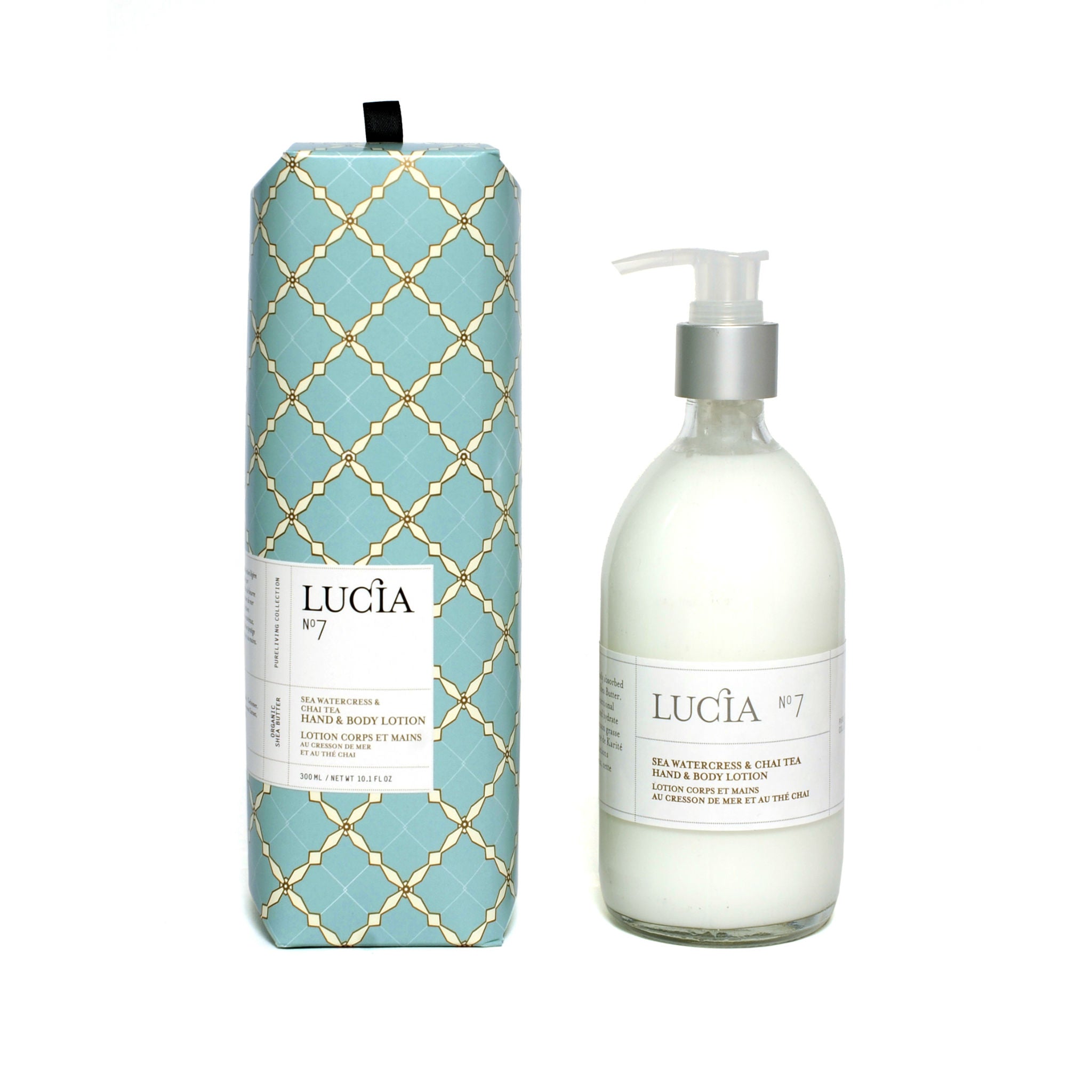 Sea Watercress & Chai Tea, Hand & Body Lotion, LUCIA-VONMEL Luxe Gifts