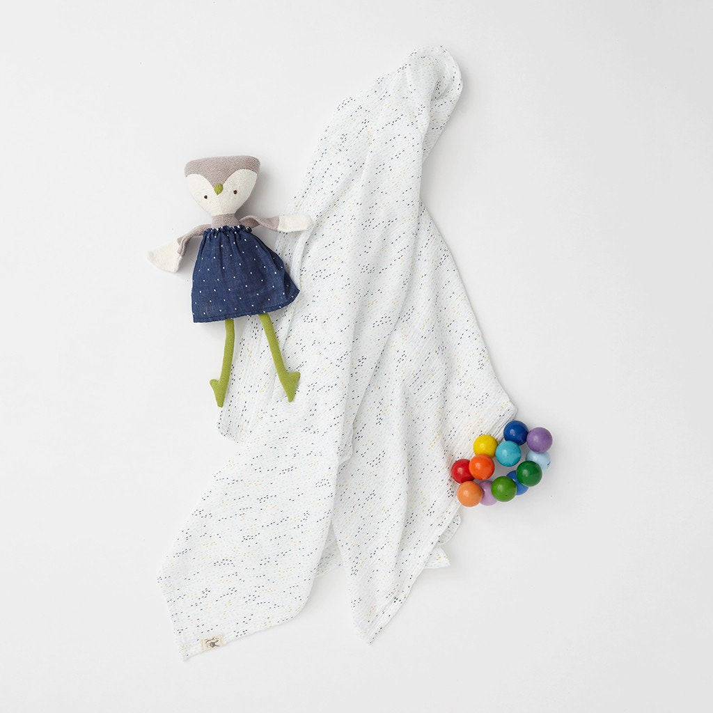 Showers Blue, Swaddle, PEHR DESIGNS-VONMEL Luxe Gifts