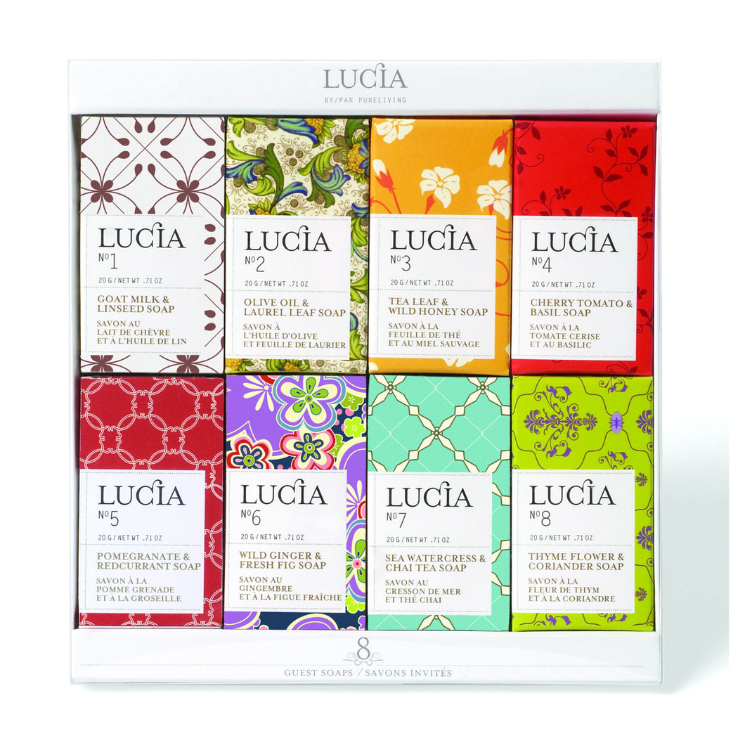 Assorted Guest Soaps, Set of 8, LUCIA-VONMEL Luxe Gifts