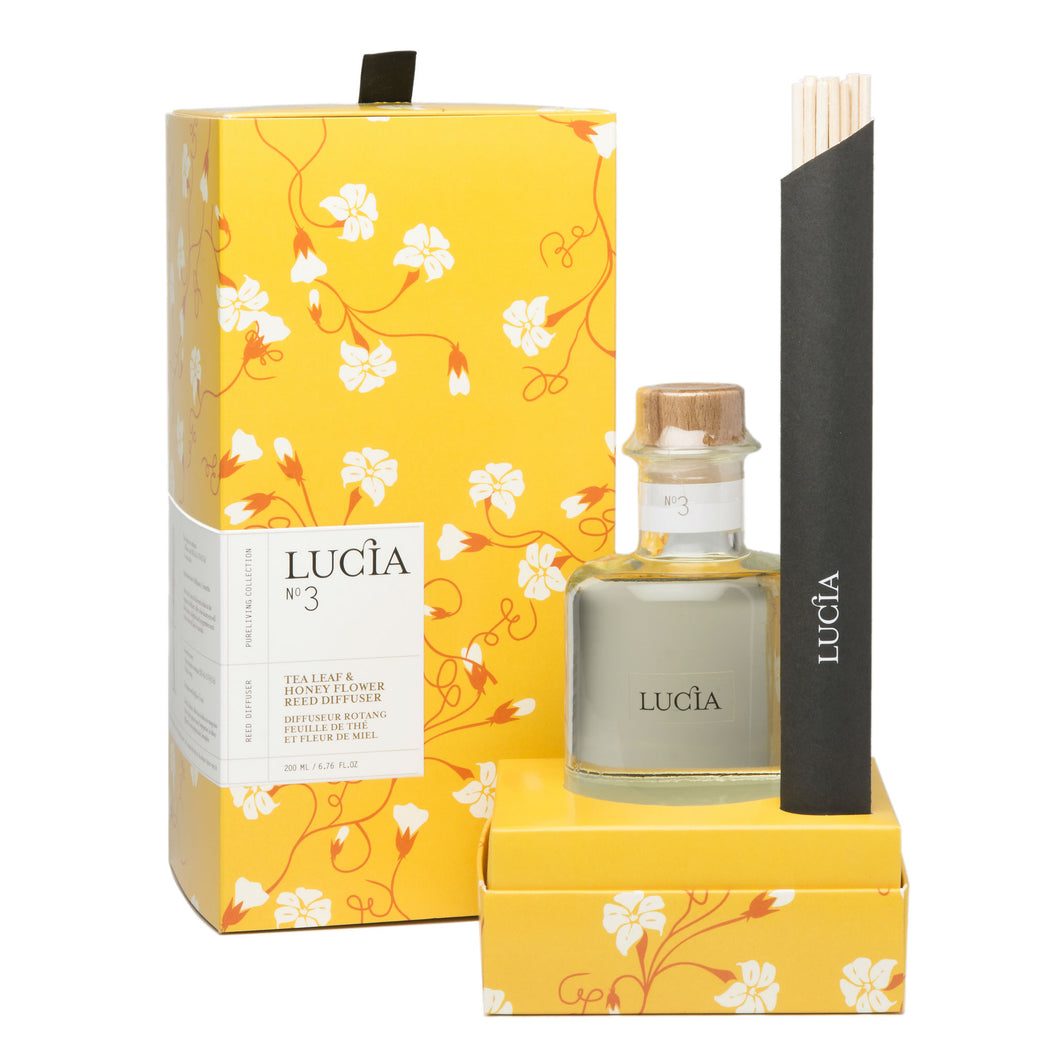 Tea Leaf & Honey Flower, Diffuser, LUCIA-VONMEL Luxe Gifts