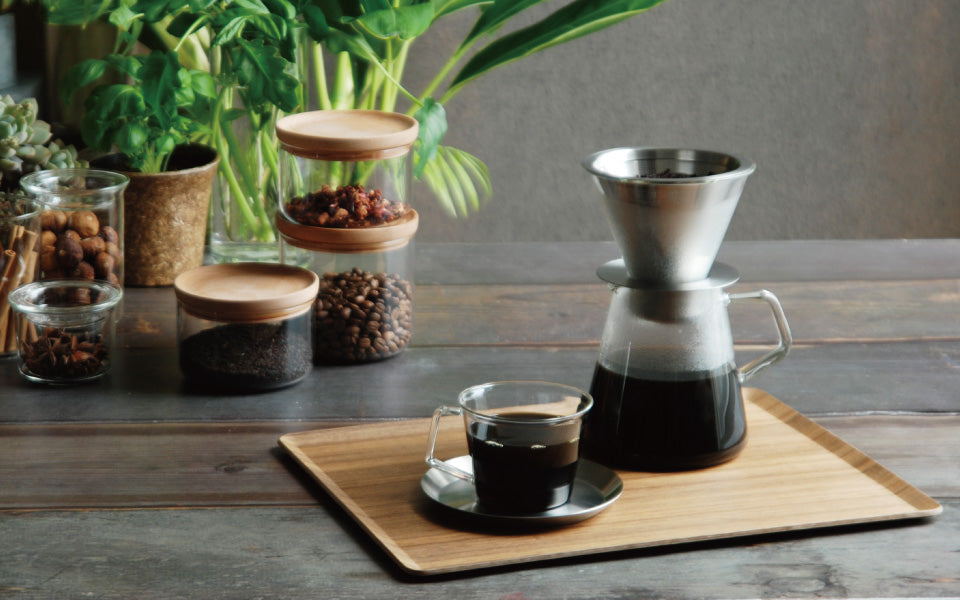 Carat, Coffee Dripper & Pot, KINTO-VONMEL Luxe Gifts