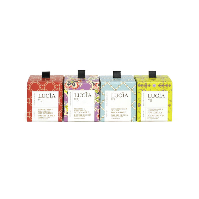 Assorted Soy Candles, Gift Set, LUCIA-VONMEL Luxe Gifts